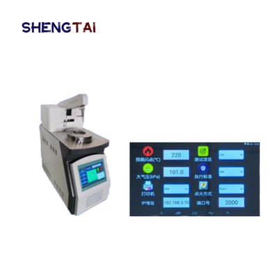 ASTM D92 Automatic intelligent open flash point tester, electronic ignition, forced air cooling