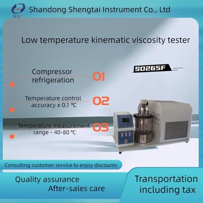 Low Temperature Kinematic Viscosity Tester SD265FCold Kinematic Viscometer newtonian liquid