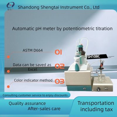 Lab Test Instruments Acid Value Analyzer Potentiometric Titration Equivalent To ASTMD664