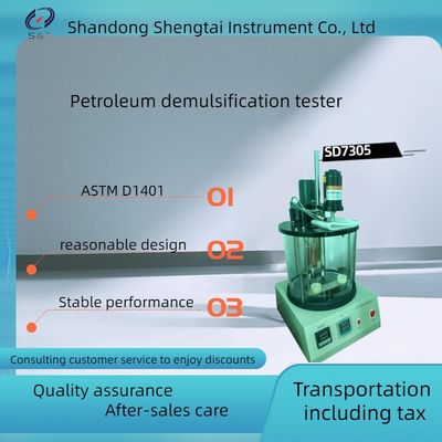ASTM D1401 Petroleum Oils and Synthetic Fluids Demulsibility Characteristics Water Separability Tester