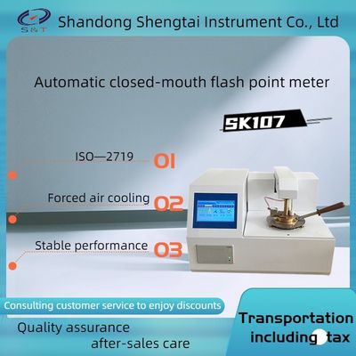 Fully automatic closed mouth flash point tester with automatic ventilation and ignition SK107