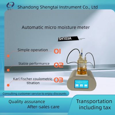 Automatic Transformer Oil Moisture Tester SH103A  Meter Karl Fischer Moisture Tester general method