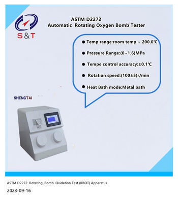 ASTM D2272 Rotating Bomb Oxidation Test ( RBOT ) Apparatus 220V 50HZ