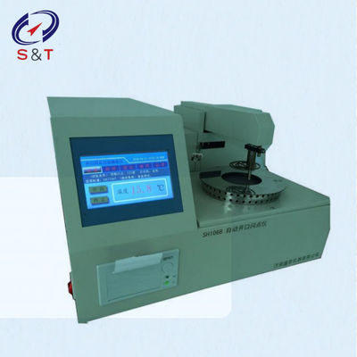 Hydraulic Oil COC Flash Point Tester ASTM D92 200W Power Consumption