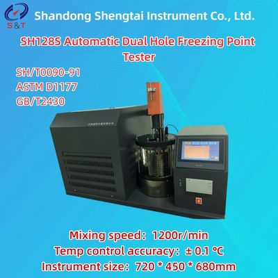 2 Holes Automatic Dual Hole Freezing Point Tester Mixing speed 1200r/min ASTM D1177