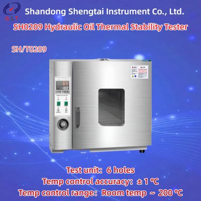 6 Holes Hydraulic Oil Thermal Stability Tester Digital Timer accuracy ± 1 ℃ SH/T0209