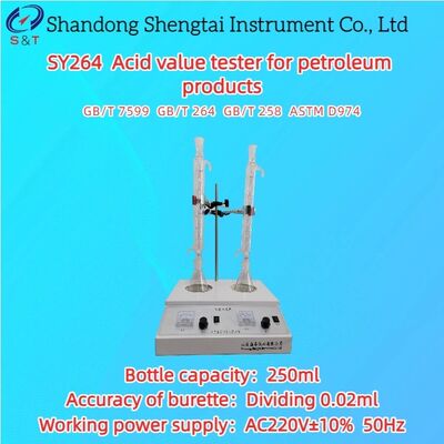 Acid Value Tester For Petroleum Products Bottle 250ml Dividing 0.02ml GB/T 264