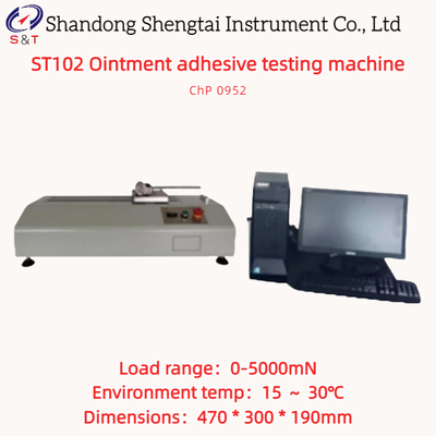 Ointment Adhesive Testing Machine Travel 150mm Speed 1 ～ 600mm/Min ChP 0952