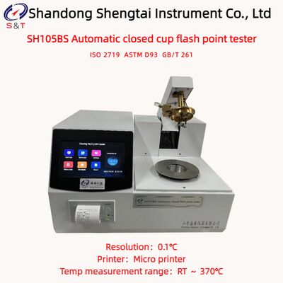 Crude Oil Automatic Closed Cup Flash Point Tester RT ～ 370℃ Electronic Ignition ASTM D93