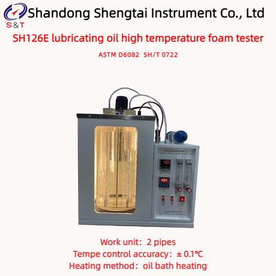 2 Pipes Hydraulic Oil Lubricating Oil High Temperature Foam Analyzer Oil Bath Heating ASTM D6082