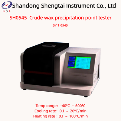 Crude Wax Precipitation Point Analyzer -40°C ～ 600°C Heating 0.1 ～ 100°C/Min SY T 0545