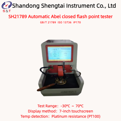 Automatic Abel Closed Cup Flash Point Analyzer -30°C ～ 70°C Heating Rate 1℃/Min ISO 13736