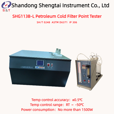 2 Holes Petroleum Cold Filter Point Analyzer Cold Bath RT ～ -50℃ Metal Bath ASTM D6371