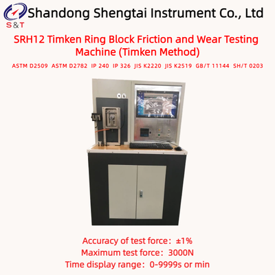High Speed Ring-Block Wear Testing Machine RT-100℃ Timken Method 100～3000r/Min ASTM D2509