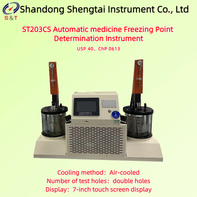 2 Holes Auto Medicine Freezing Point Determination Instrument -10℃ ～ +170℃ USP 40<651>