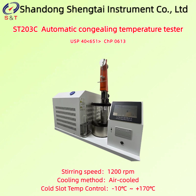 2 Holes Air-Cooled Stearic Acid Congealing Temperature Teste Stirring 1200rpm ChP 0613