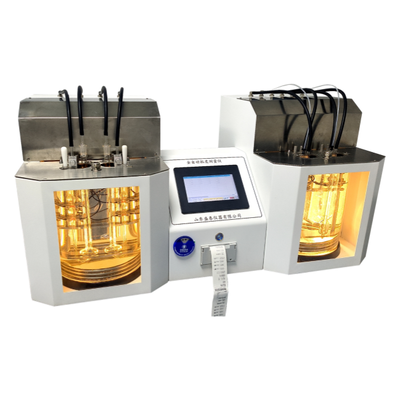 Auto Kinematic Viscometer Analyzer Ubbelohde 0.6 ～ 1000 Mm²/S Timing 0.0s ～ 999.9s USP 911