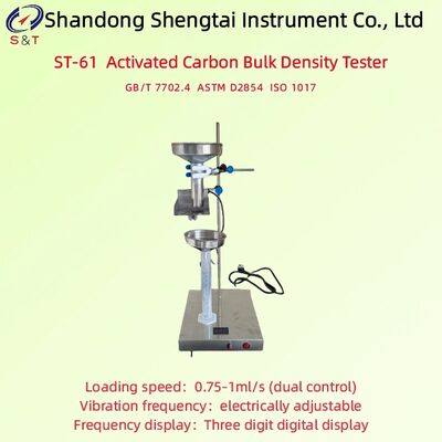 Activated Carbon Bulk Density Analyzer Loading Speed 0.75 - 1ml/S Dual Control ASTM D2854