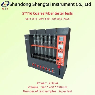 Cereal Coarse Fiber Analyzer Or Raw Fiber Tester 6 Test Units Acid-Base Digestion Method GB/T 6434