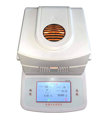 fast Halogen Moisture Meter tester for food corn feed  range  0.1%-100%  Room Temp -200 degree